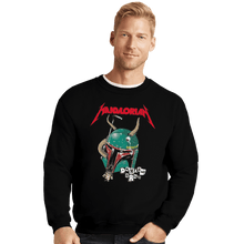 Load image into Gallery viewer, Shirts Crewneck Sweater, Unisex / Small / Black Damaged Armor