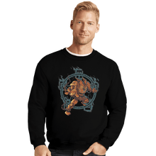 Load image into Gallery viewer, Shirts Crewneck Sweater, Unisex / Small / Black The Forbidden One