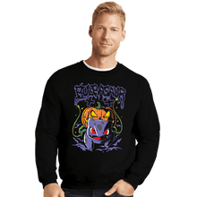 Load image into Gallery viewer, Shirts Crewneck Sweater, Unisex / Small / Black Spookasaur