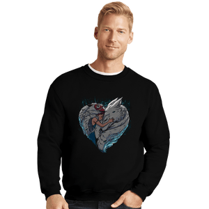 Shirts Crewneck Sweater, Unisex / Small / Black Nature Spirit