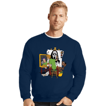 Load image into Gallery viewer, Secret_Shirts Crewneck Sweater, Unisex / Small / Navy The Killer Punk