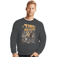 Load image into Gallery viewer, Shirts Crewneck Sweater, Unisex / Small / Charcoal Time Travel