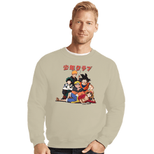 Load image into Gallery viewer, Shirts Crewneck Sweater, Unisex / Small / Sand The Shonen Club