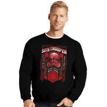 Load image into Gallery viewer, Shirts Crewneck Sweater, Unisex / Small / Black Sith Trooper
