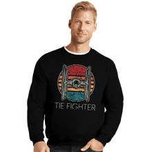 Load image into Gallery viewer, Shirts Crewneck Sweater, Unisex / Small / Black Vintage Dark Fighters