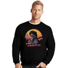 Load image into Gallery viewer, Shirts Crewneck Sweater, Unisex / Small / Black The Babysitter
