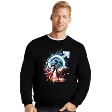 Load image into Gallery viewer, Shirts Crewneck Sweater, Unisex / Small / Black Mars Storm