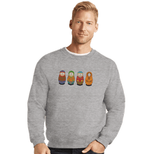 Load image into Gallery viewer, Shirts Crewneck Sweater, Unisex / Small / Sports Grey Park Dolls
