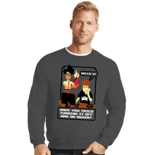 Load image into Gallery viewer, Daily_Deal_Shirts Crewneck Sweater, Unisex / Small / Charcoal IT Support
