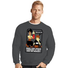Load image into Gallery viewer, Daily_Deal_Shirts Crewneck Sweater, Unisex / Small / Charcoal IT Support