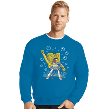Load image into Gallery viewer, Shirts Crewneck Sweater, Unisex / Small / Sapphire Sponge Freddy