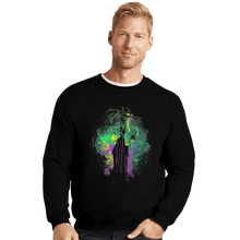 Load image into Gallery viewer, Shirts Crewneck Sweater, Unisex / Small / Black Maleficent Art