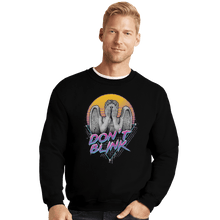 Load image into Gallery viewer, Shirts Crewneck Sweater, Unisex / Small / Black Don't Blink