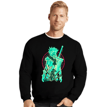 Load image into Gallery viewer, Daily_Deal_Shirts Crewneck Sweater, Unisex / Small / Black Midgar's Maverick