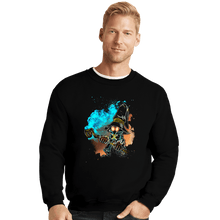 Load image into Gallery viewer, Daily_Deal_Shirts Crewneck Sweater, Unisex / Small / Black Soul Of The Black Mage