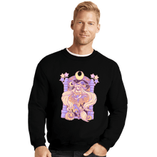 Load image into Gallery viewer, Shirts Crewneck Sweater, Unisex / Small / Black Sailor Halloween Moon