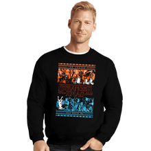 Load image into Gallery viewer, Shirts Crewneck Sweater, Unisex / Small / Black Stranger Ugly Sweater
