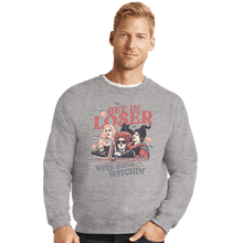 Load image into Gallery viewer, Daily_Deal_Shirts Crewneck Sweater, Unisex / Small / Sports Grey We're Going Witchin'