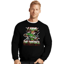 Load image into Gallery viewer, Shirts Crewneck Sweater, Unisex / Small / Black I Have The Triforce