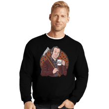 Load image into Gallery viewer, Shirts Crewneck Sweater, Unisex / Small / Black Shining Dad