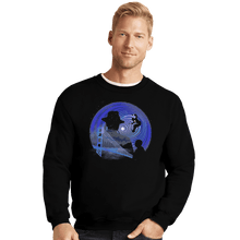 Load image into Gallery viewer, Shirts Crewneck Sweater, Unisex / Small / Black Vertigo