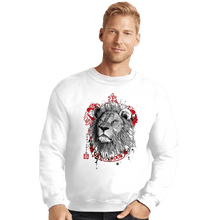 Load image into Gallery viewer, Shirts Crewneck Sweater, Unisex / Small / White Courage and Determination