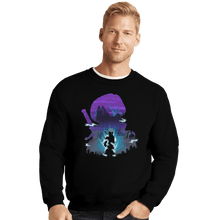 Load image into Gallery viewer, Shirts Crewneck Sweater, Unisex / Small / Black Future Skyline