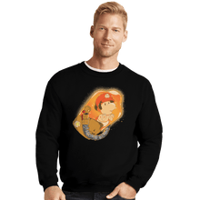 Load image into Gallery viewer, Shirts Crewneck Sweater, Unisex / Small / Black Mario Stranding