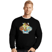 Load image into Gallery viewer, Shirts Crewneck Sweater, Unisex / Small / Black Holy Donut