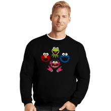 Load image into Gallery viewer, Secret_Shirts Crewneck Sweater, Unisex / Small / Black Muppets Queen