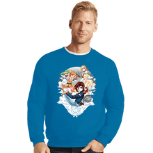 Load image into Gallery viewer, Shirts Crewneck Sweater, Unisex / Small / Sapphire Sky Pirates