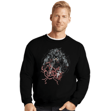 Load image into Gallery viewer, Shirts Crewneck Sweater, Unisex / Small / Black Fullmetal Graffiti