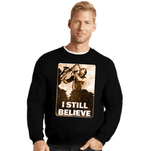 Load image into Gallery viewer, Daily_Deal_Shirts Crewneck Sweater, Unisex / Small / Black Sax Man