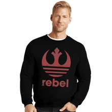 Load image into Gallery viewer, Shirts Crewneck Sweater, Unisex / Small / Black The Rebel Classic
