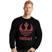 Load image into Gallery viewer, Shirts Crewneck Sweater, Unisex / Small / Black The Rebel Classic