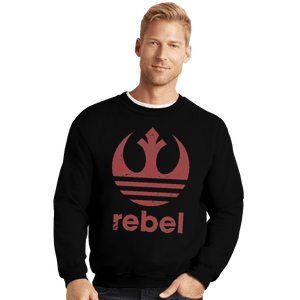 Shirts Crewneck Sweater, Unisex / Small / Black The Rebel Classic