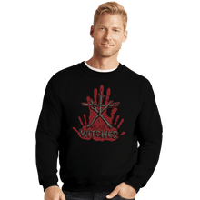 Load image into Gallery viewer, Daily_Deal_Shirts Crewneck Sweater, Unisex / Small / Black Blair Witches