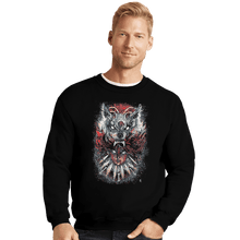 Load image into Gallery viewer, Shirts Crewneck Sweater, Unisex / Small / Black Wolf Princess