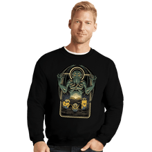 Load image into Gallery viewer, Daily_Deal_Shirts Crewneck Sweater, Unisex / Small / Black Summoning Cthulhu!