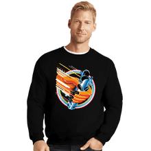 Load image into Gallery viewer, Daily_Deal_Shirts Crewneck Sweater, Unisex / Small / Black Turbo Force