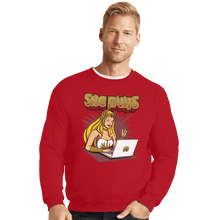 Load image into Gallery viewer, Shirts Crewneck Sweater, Unisex / Small / Red She Rants