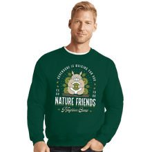 Load image into Gallery viewer, Secret_Shirts Crewneck Sweater, Unisex / Small / Forest Nature Neighbor Camp