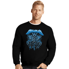 Load image into Gallery viewer, Shirts Crewneck Sweater, Unisex / Small / Black Mega Rockman
