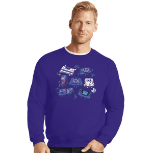 Shirts Crewneck Sweater, Unisex / Small / Violet Segies