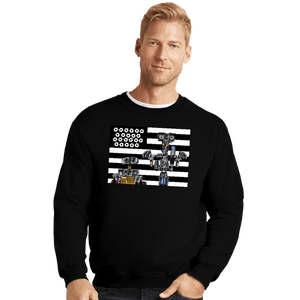 Daily_Deal_Shirts Crewneck Sweater, Unisex / Small / Black Robokonia