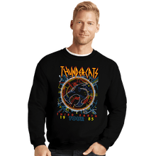 Load image into Gallery viewer, Secret_Shirts Crewneck Sweater, Unisex / Small / Black Thundercats Tour