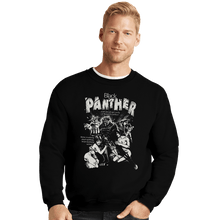 Load image into Gallery viewer, Shirts Crewneck Sweater, Unisex / Small / Black Black Panther