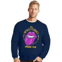 Load image into Gallery viewer, Shirts Crewneck Sweater, Unisex / Small / Navy Stones End Game Tour