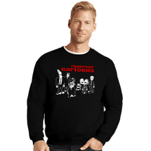 Load image into Gallery viewer, Daily_Deal_Shirts Crewneck Sweater, Unisex / Small / Black Reservoir Cartoons