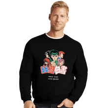 Load image into Gallery viewer, Shirts Crewneck Sweater, Unisex / Small / Black YuYu Pixels
